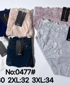 Majtki Damskie,size xl-3xl,Paczka 24szt ,mix kolor