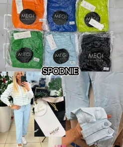 Spodnie damskie,size uni,paczka 6szt,mix kolor