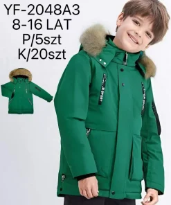Kurtki DZIECIĘCA,size 8-16lat,Paczka 5szt ,1 kolor