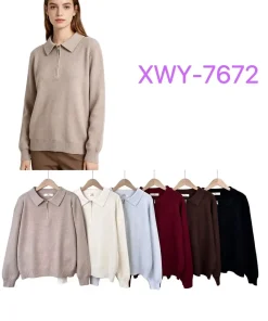 Swetry damskie,size uni,paczka 12szt,mix kolor
