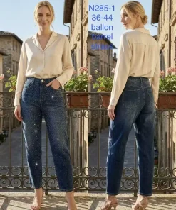 Jeansy Damskie, size 36-44,paczka 12szt,1kolor