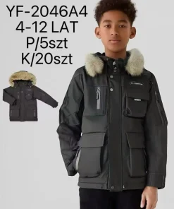 Kurtki DZIECIĘCA,size 4-12lat,Paczka 5szt ,1 kolor