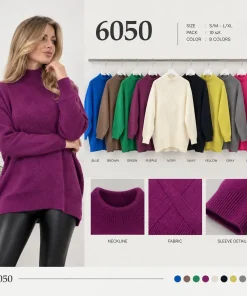 Swetry damskie,size s/m-l/xl,Paczka 10szt,mix kolor