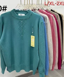 Swetry Damskie ,Size l/xl-2/3xl,paczka 10szt, mix kolor