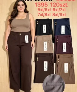 Spodnie Damskie,size 5/6-8/9xl,Paczka 12szt,mix kolor