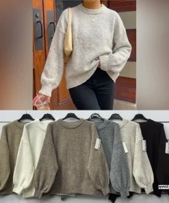 Swetry Damskie WŁOSKA,Size uni,paczka 6szt, mix kolor