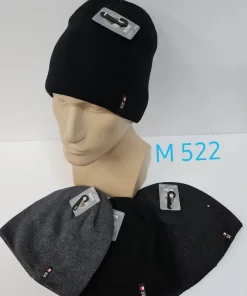 Czapki MĘSKA , paczka 12szt,mix kolor
