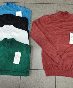 Swetry Damskie,size uni,Paczka 12szt ,mix kolor