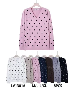 Swetry Damskie,size m/l-l/xl,Paczka 8szt,mix kolor