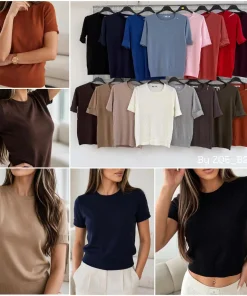 Swetry Damskie WŁOSKA,Size uni,paczka 6szt, mix kolor