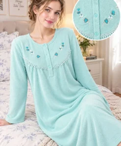 Koszule nocne Damskie,size m-3xl,Paczka 10szt,mix kolor