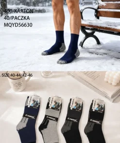 Skarpety MĘSKIE,size 40-46,Paczka 40szt ,mix kolor