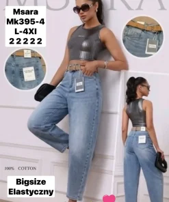 Jeansy Damskie,size l-4xl,Paczka 10szt,1kolor