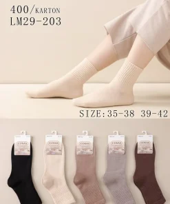 Skarpety Damskie,size 35-42,Paczka 40szt,mix kolor