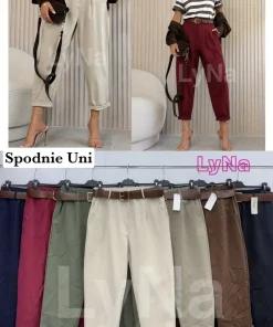 Spodnie Damskie WŁOSKA,Size uni,paczka 6szt, mix kolor