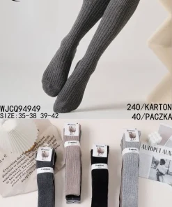 Pończochy Damskie,size 35-42,Paczka 40szt,mix kolor