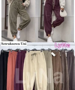Spodnie Damskie WŁOSKA,Size uni,paczka 6szt, mix kolor
