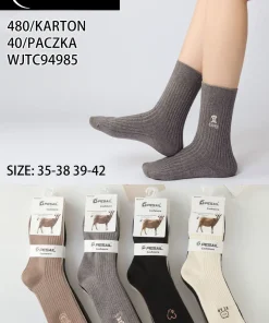 Skarpety Damsskie,size 35-42,Paczka 40szt ,mix kolor