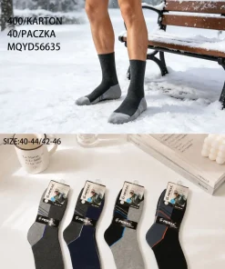 Skarpety MĘSKIE,size 40-46,Paczka 40szt ,mix kolor