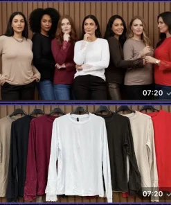 Bluzki Damskie WŁOSKA,Size uni,paczka 6szt, mix kolor