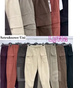 Spodnie Damskie WŁOSKA,Size uni,paczka 6szt, mix kolor