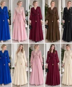 Sukienki Damskie WŁOSKA,Size uni,paczka 6szt, mix kolor