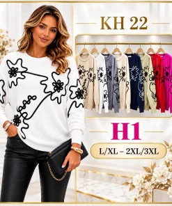 Swetry damskie,size l/xl-2/3xl,paczka 12szt,mix kolor