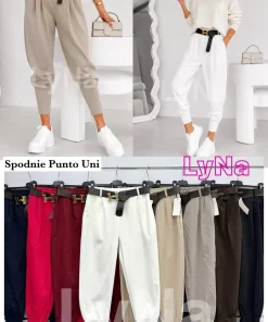Spodnie Damskie WŁOSKA,Size uni,paczka 6szt, mix kolor