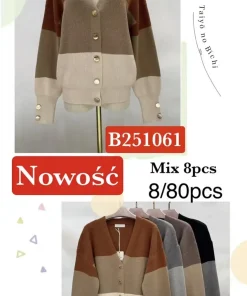 Swetry damskie,Size uni,paczka 8szt,mix kolor