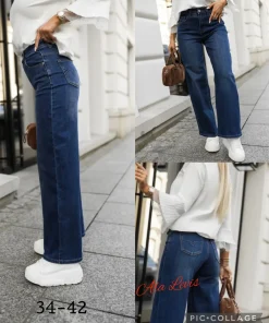 Jeansy Damskie,size 34-42,paczka 10szt,1kolor