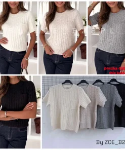 Swetry damskie,size uni,paczka 6szt,mix kolor