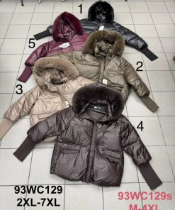 Kurtki Damskie ,Size 2-7xl,paczka 6szt, 1kolor