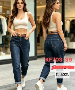 Jeansy Damskie,size l-4xl,Paczka 10szt ,1kolor