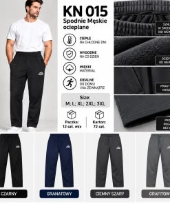 Spodnie MĘSKIE,size m-3xl,paczka 12szt,mix kolor