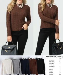 Swetry damskie,size uni,Paczka 10szt,mix kolor