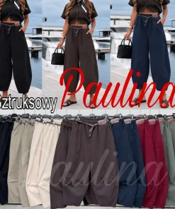 Spodnie Damskie WŁOSKA,Size uni,paczka 6szt, mix kolor