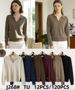 Swetry damskie ,size uni,Paczka 12szt ,mix kolor