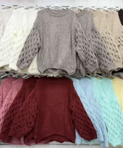 Swetry Damskie WŁOSKA,Size uni,paczka 6szt, mix kolor