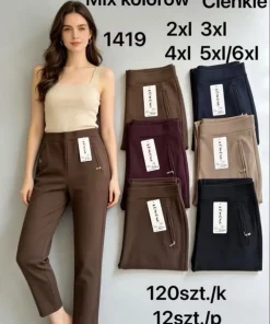 Spodnie Damskie,size 2/3-5/6xl,Paczka 12szt,mix kolor