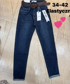 Jeansy Damskie,size 34-42,Paczka 10szt ,1 kolor