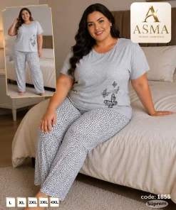 Piżama Damskie,size l-4xl,Paczka 10szt,1kolor