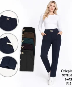 Spodnie Damskie,size 2xl-6xl,Paczka 12szt ,mix kolor