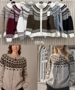Swetry Damskie WŁOSKA,Size uni,paczka 6szt, mix kolor