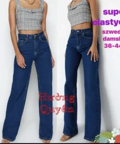 Jeansy Damskie,size 36-44,Paczka 10szt ,1kolor