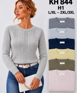 Swetry damskie,size l/xl-2/3xl,paczka 12szt,mix kolor