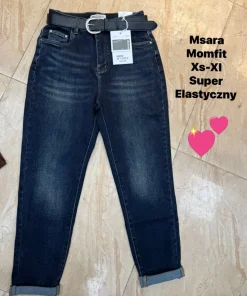 Jeansy Damskie,size xs-xl,Paczka 12szt ,1 kolor
