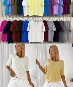 Swetry Damskie WŁOSKA,Size uni,paczka 6szt, mix kolor