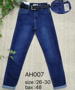 Jeansy damskie ,size 26-30,Paczka 12szt ,1kolor