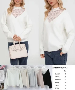 Swetry Damskie ,Size uni,paczka 10szt, mix kolor