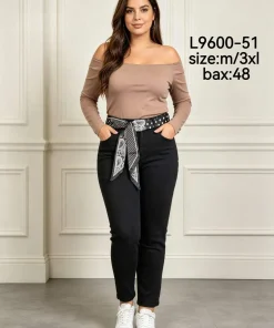 Jeansy Damskie,size m-3l,Paczka 12szt ,1kolor